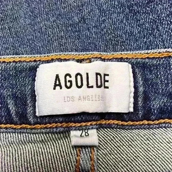 Agolde Sophie Ankle Mid Rise Skinny Jeans Size 28 - Picture 7 of 9